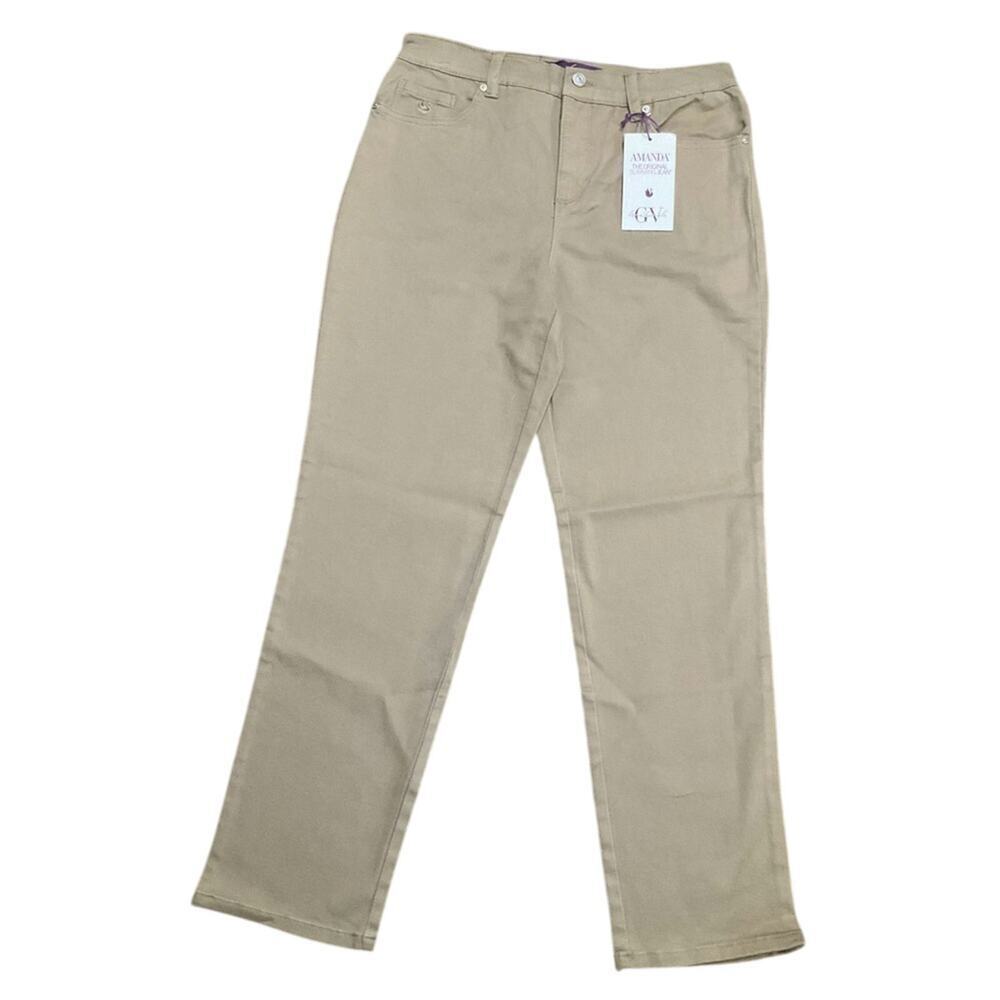 Gloria Vanderbilt Women's Amanda Denim Jean Tan Size 8 Short NWT